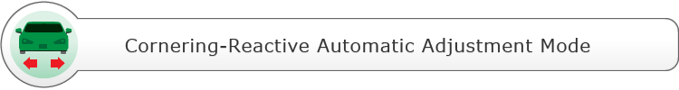 Cornering-Reactive Automatic Adjustment Mode