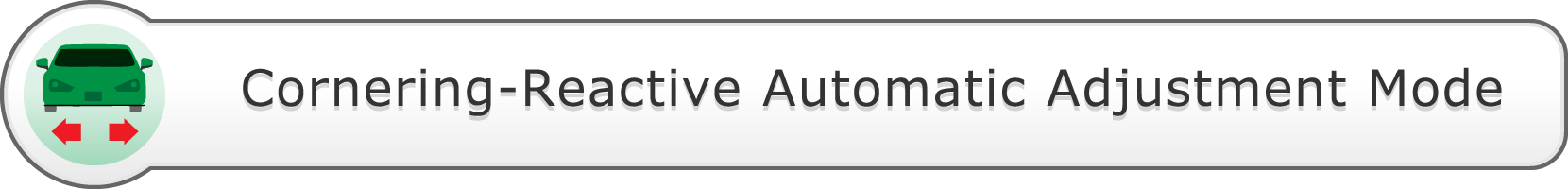 Cornering-Reactive Automatic Adjustment Mode