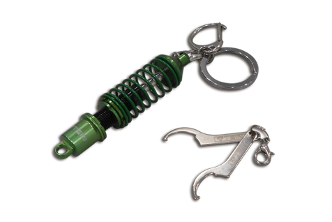 DAMPER KEY CHAIN (GREEN/BLACK)