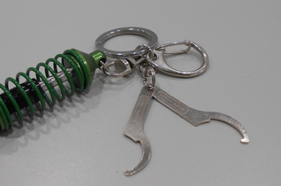 DAMPER KEY CHAIN (GREEN/BLACK) picture2