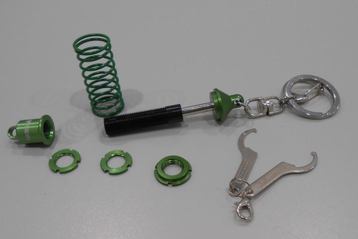 DAMPER KEY CHAIN (GREEN/BLACK)