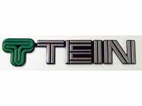 緑のTのロゴとTEINのシルバー文字のステッカー。