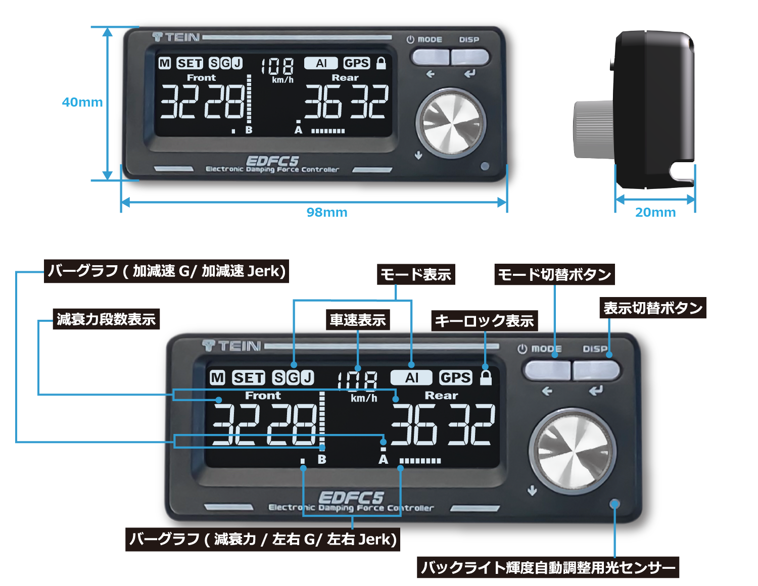 TEIN EDFC2 コントローラーキット