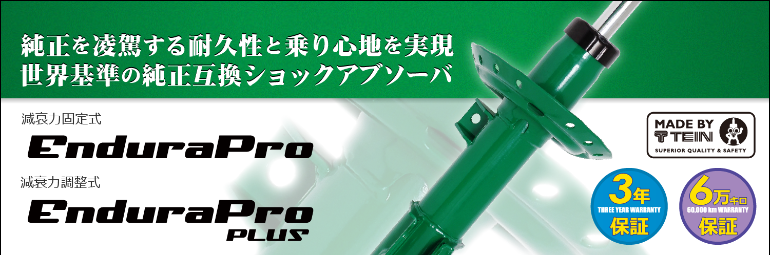 TEIN.co.jp: EnduraPro / EnduraPro PLUS - 製品紹介